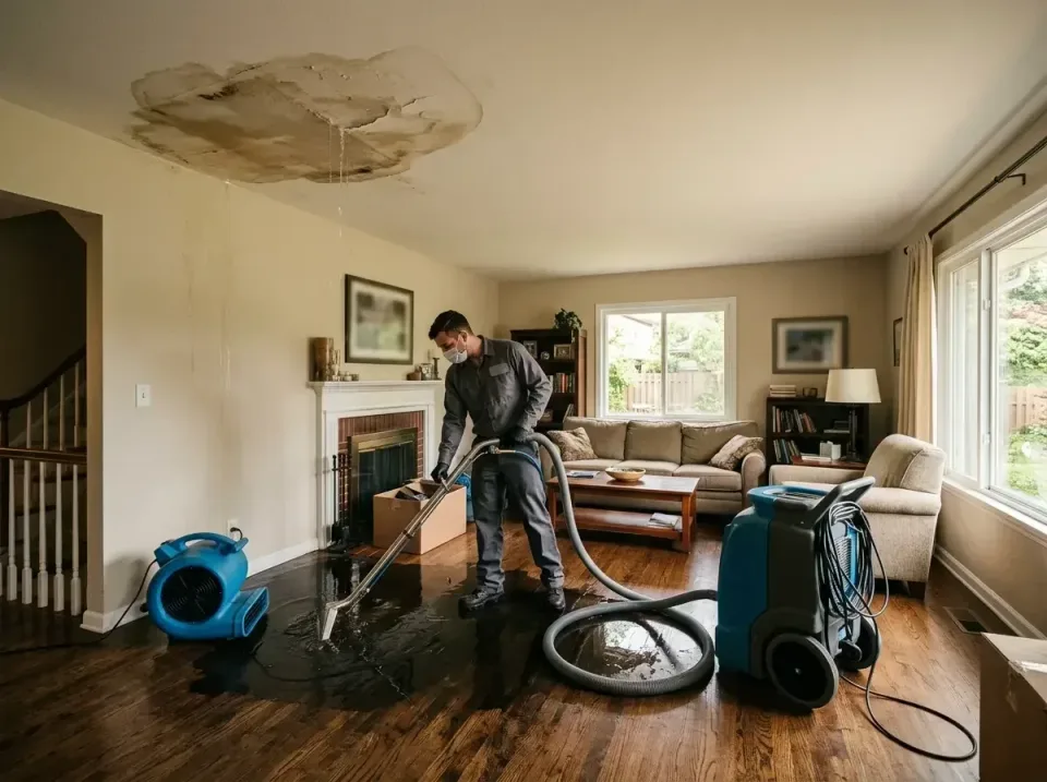 attic-pipe-burst-ceiling-drip-008 — frequently asked questions, Water Damage Restoration & Carpet Care in Chesterton, IN